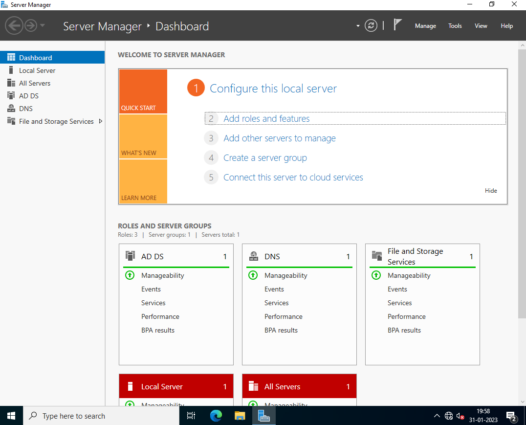 Step 1 Screenshot